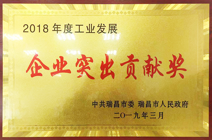 企業(yè)突出貢獻(xiàn)獎(jiǎng)(江西亞?wèn)|) 企業(yè)突出貢獻(xiàn)獎(jiǎng)(江西亞?wèn)|)